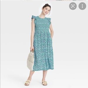 Target A New Day Floral MIDI Dress